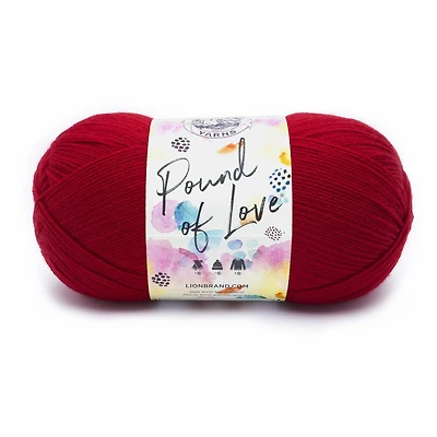 Fil Lion Brand Pound of Love Fil de Acrylique #4 Moyen 454g /932m 1 Pelote