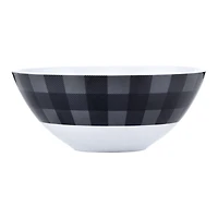Buffalo Plaid Grey/Black 16PC Dinnerset