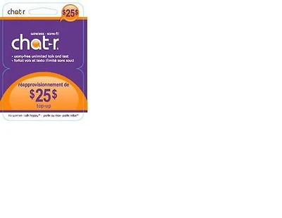 Carte Chatr 25 $