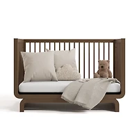 Storkcraft Santorini 5-in-1 Convertible Crib, Hazelnut