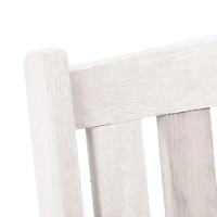 CorLiving Miramar Hardwood Outdoor Chair and Coffee Table Set
