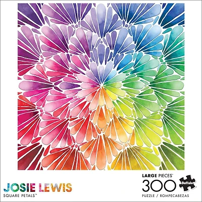 Buffalo Games - Josie Lewis - Square Petals - 300 Piece Jigsaw Puzzle