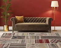 Great Zero Giles Ivory & Blue 8' x 10' Area Rug