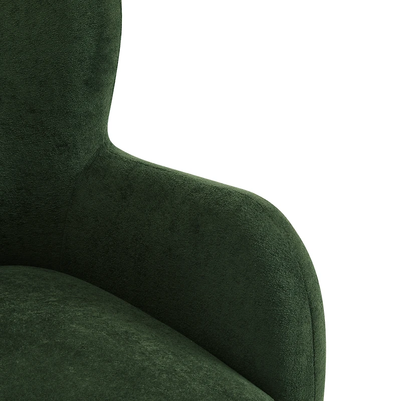 Fauteuil à oreilles Lucia Noble House, teck clair