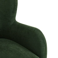 Fauteuil à oreilles Lucia Noble House, teck clair