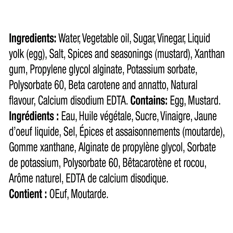 Vinaigrette Salade De Chou, Bouteille KRAFT VIN. SALADE DE CHOU 425