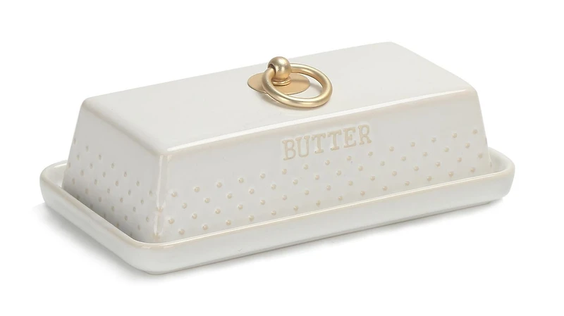 Mainstays Dot Series Butter Dish