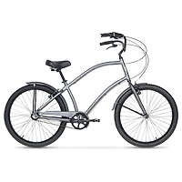Hyper Bicycle Men's Cruiser 26" Commuter Bike, Gray