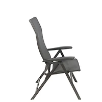 Fauteuil Inclinable de Camping Pliable Ozark Trail Deluxe, Gris, Patios et Terrasses Extérieurs