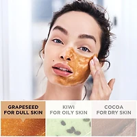 L'Oreal Paris Pure-Sugar Exfoliant avec 3 Sucres Fins + Pépin de raisin pour Peau Terne, 50 ml