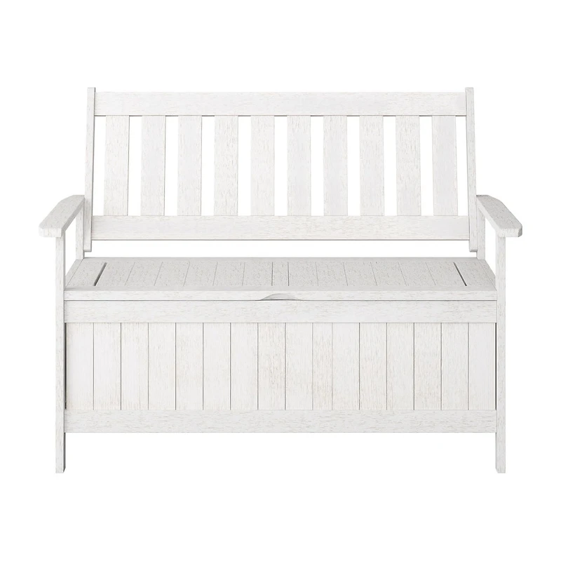 Banc de rangement extérieur den bois massif Miramar