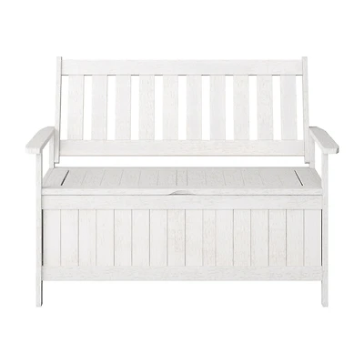 Banc de rangement extérieur den bois massif Miramar