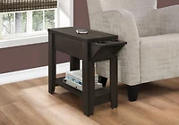 Monarch Specialties Accent Table, Side, End, Storage, Lamp, Living Room, Bedroom, Laminate, Brown, Transitional