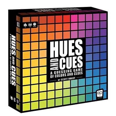 USAopoly Hues and Cues Board Game, AGE: 8+<br>3-10 Players<br>30+ Minutes