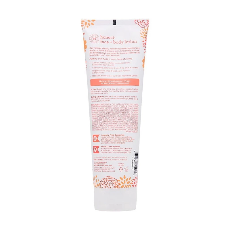 The Honest Company Face & Body Lotion - Apricot Kiss