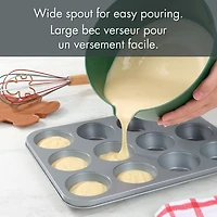 Bol de cuisine à mélanger 3 qt, Holiday Time, Vert