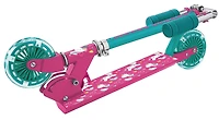 Rugged Racers – Trottinette pliable à 2 roues pour enfant avec design de licorne et roues lumineuses