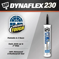 DYNAFLEX 230® Scellant élastomère de première qualité Noir Dynaflex 230, Scellant, Noir, 300 ml