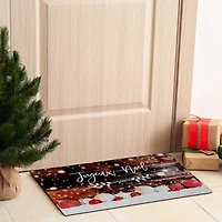 Tapis En Caoutchouc Imprimé (Joyeux Noel)