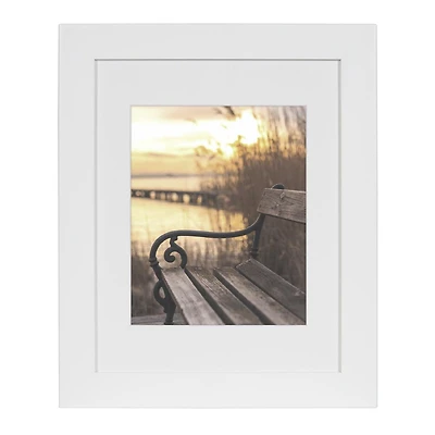 Cadre photo blanc musée de hometrends 27,9x35,6 cm à 20,3x25,4 cm