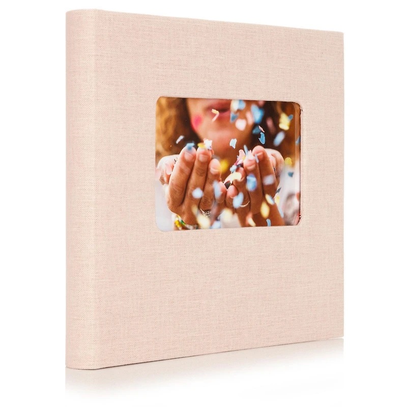 Pinnacle Frames and Accents Linen 2UP Cherry Blossom Photo Album