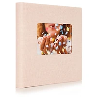 Pinnacle Frames and Accents Linen 2UP Cherry Blossom Photo Album