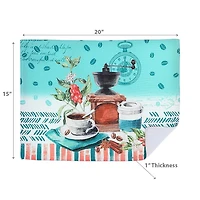 IH Casa Decor Microfibre Drying Mat Coffee To Go - Set of 2