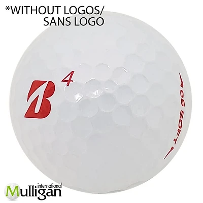 Mulligan - 48 balles de golf récupérées Bridgestone e6 Soft Lady Edition (B) 5A Pristine, Blanc