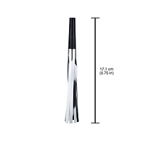 New Year Black and Silver Fringed Party Noisemakers, 6.875in L, 8 Pieces, Party Decoration Supplies Set, by Way to Celebrate Style, Adult