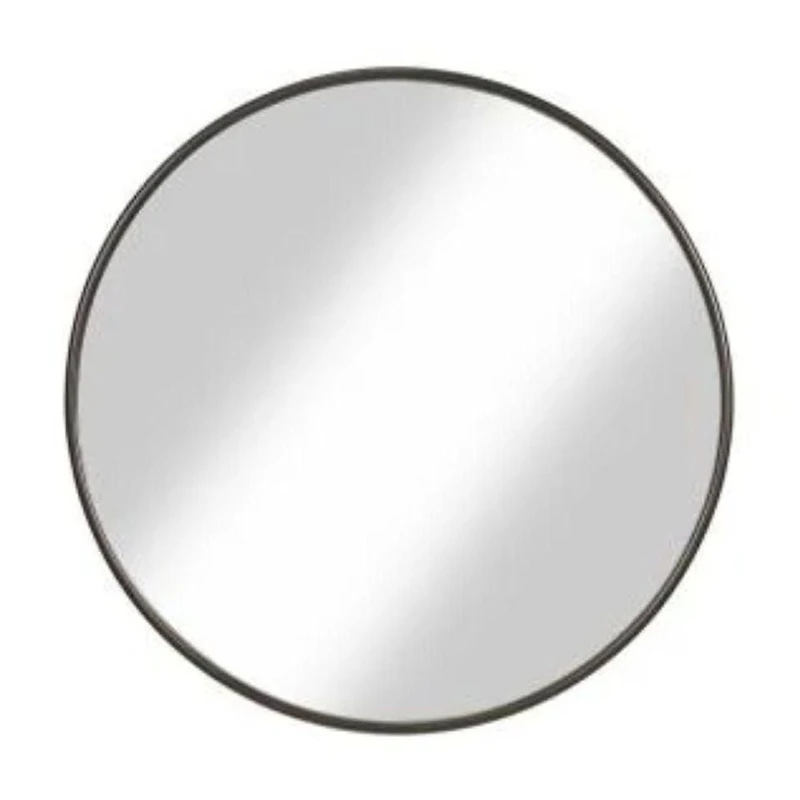 Miroir Take Me Home Alitza 32" avec cadre en métal moderne en noir
