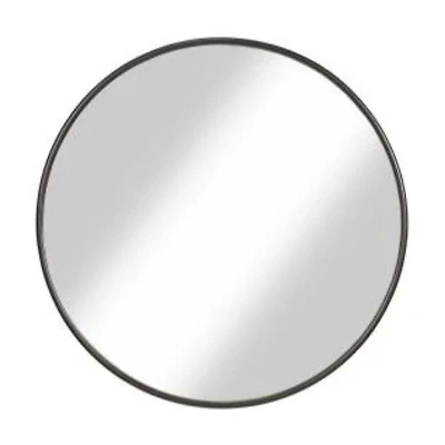 Take Me Home Alitza Mirror 32" with modern metal frame in black