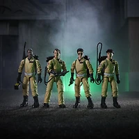 Ghostbuster Plasma Pack, coffret de 4 figurines de collection de 9 cm avec articulations à anneau caoutchouc, à partir de 4 ans