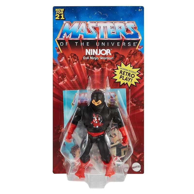 Figurines articulées de combat Ninjor Les Maîtres de l’Univers Origins de 14 cm