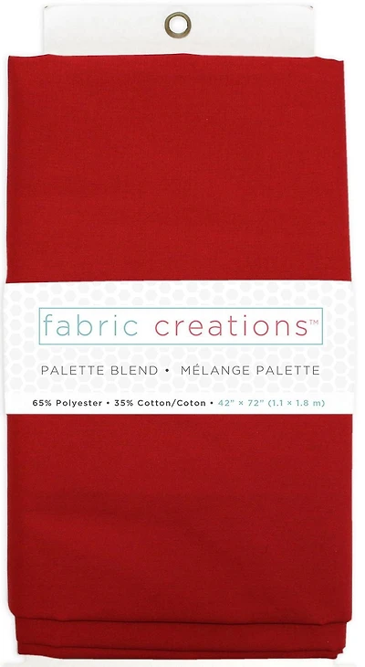 Fabric Creations Polycotton 65/35 Pre-cut Fabric, 2 yds x 42" (1.8 x 1.1 m)