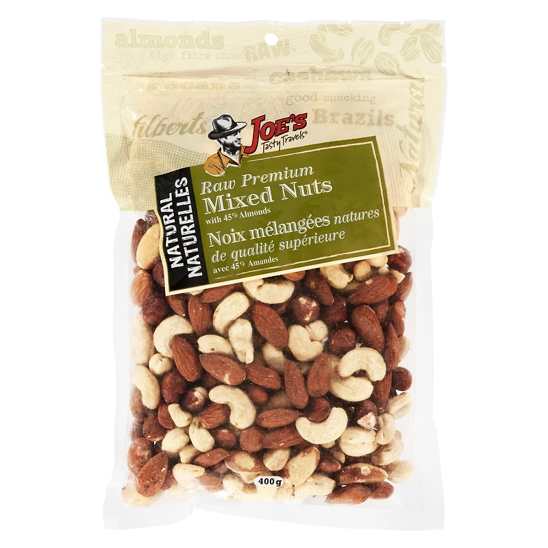 Raw Premium Mixed Nuts, 400g