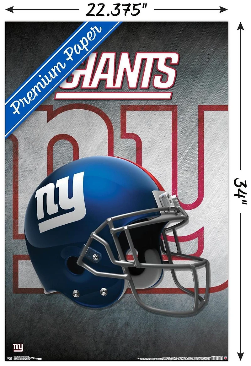 NFL New York Giants - Helmet 16 Wall Poster