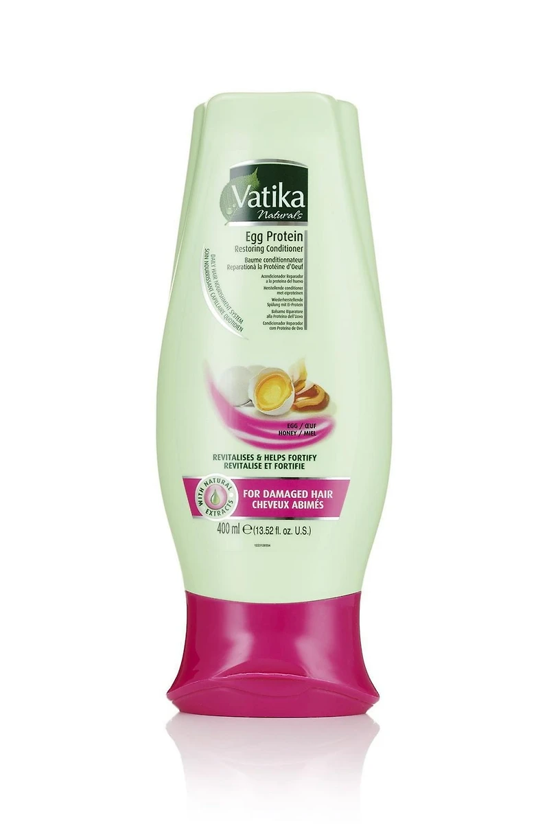 Revitalisant de restauration de protéines d'oeufs Vatika Naturals  de Dabur 400 ml