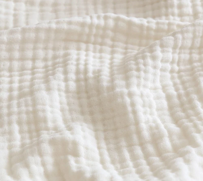 Home Trends Jeté blanc murmurant tissé doux