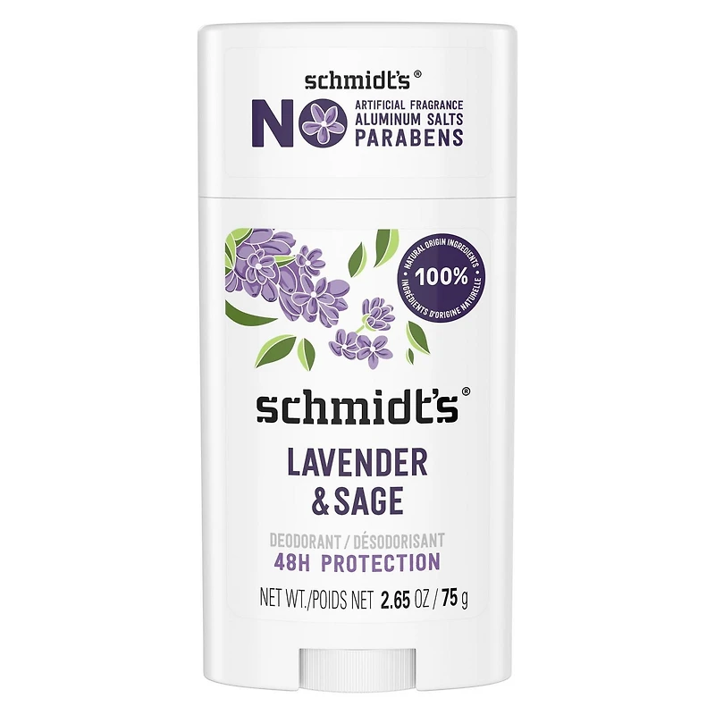 Désodorisant d'Origine Naturelle Schmidt's  lavender & sage 75 g Désodorisant