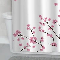 Hometrends Decorative Fabric Shower Curtain with Botanical Designs