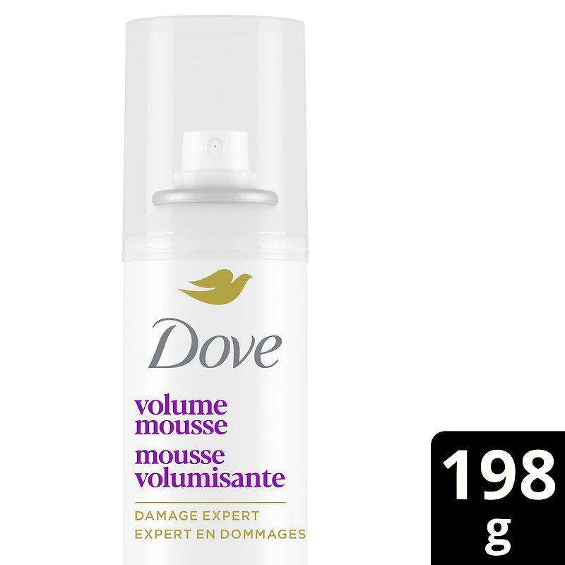 Dove Mousse Volumisante Tenue Flexible Ampleur et Volume Durables, 198 g