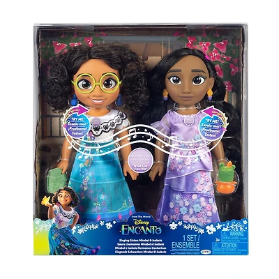 Ensemble de 2 grandes poupées de Encanto - Sœurs chantantes