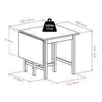 Lynden 5PC dining table & chairs