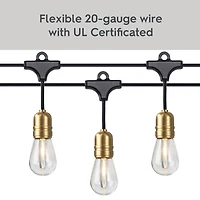 Guirlande lumineuse à DEL Edison 10 fils Better Homes & Gardens, 120 V, à brancher