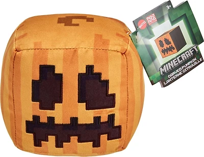 Minecraft Peluche 20,32cm (8po) Lanterne Citrouille