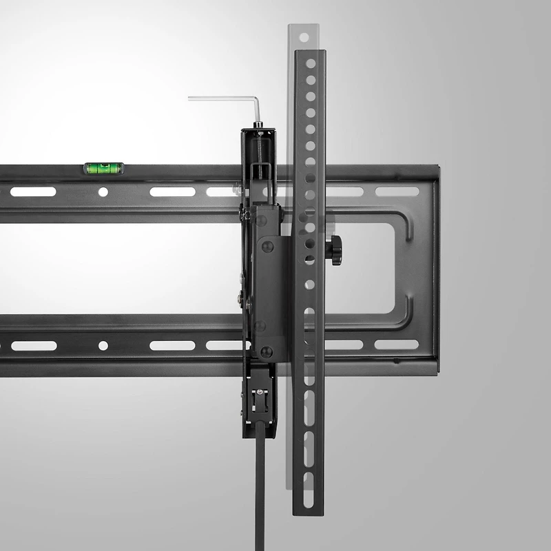 Support mural pour téléviseur à extension avancée inclinable et pivotante de RCA, 37 po à 90 po - Noir