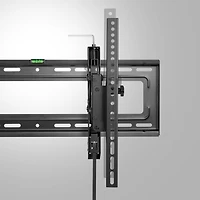 Support mural pour téléviseur à extension avancée inclinable et pivotante de RCA, 37 po à 90 po - Noir