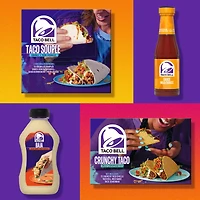 Taco Bell Crunchy Taco Cravings Kit, 260 g Box, TB CRUNCHY TACO KIT