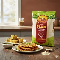 Verka Fine Besan (Gram Flour), 4lbs, 100% Pure Chana Dal Flour