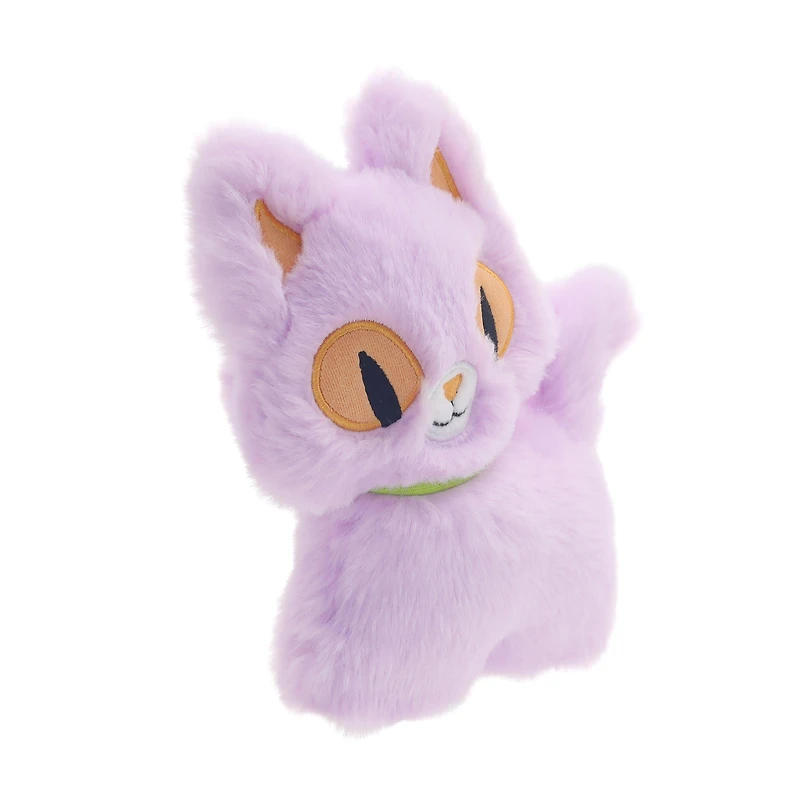 Spooky Glow-In-The-Dark Cat Plush Toy for Halloween